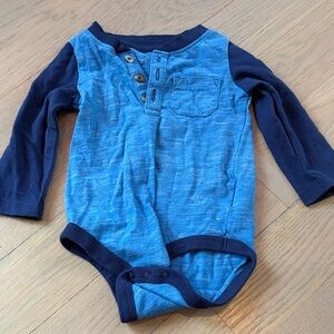 Cat & Jack Blue and Navy Bodysuit